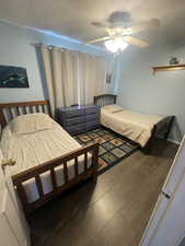 Third bedroom on the main level with a large closet.