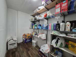 Large storage room in basement