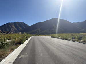 View of mountain background