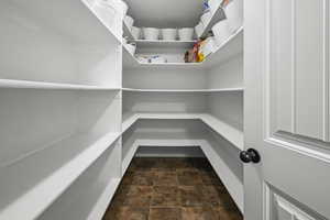 View of storage area