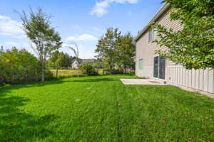 View of yard featuring a patio area