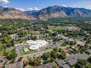 Bird's eye view of mountains