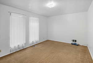 Carpeted bedroom