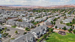 Bird's eye view of mountains
