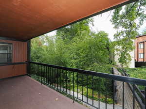 Covered Deck, super area for patio furniture and outdoor plants.