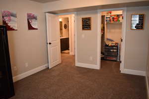 Bedroom 1 with walk-in closet