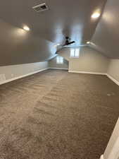 Bonus room loft area