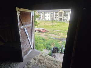 Detailed view of an exterior structure