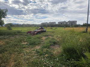 View of yard featuring a view of countryside