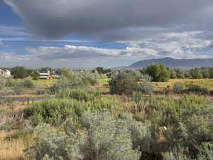 View of mountain background
