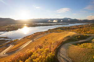 Water view with a mountain backdrop