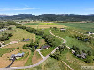 View of property location with rural landscape and a mountain backdrop