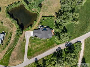 Aerial overview of property's location