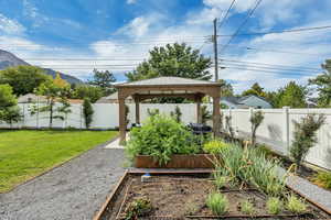 Raised Garden Boxes and Gazebo