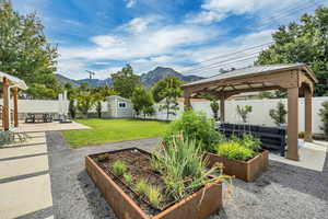 Raised Garden Boxes and Gazebo
