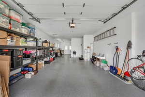 48' Deep Garage with Epoxy Floors