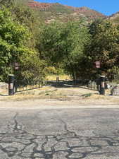 Entrance to the trail head and  the NW corner of the property is approx. 300 ft