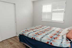 Bedroom 2 with laminate floors