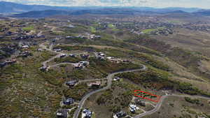 Aerial overview of property's location within Promontory Community