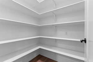 View of storage area