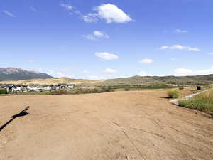 View of mountain backdrop