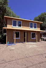 Rear view of property