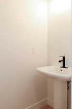 Bathroom with baseboards