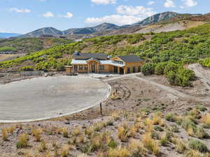 View of mountain background