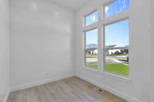 OFFICE/FLEX ROOM - EXTRA WINDOWS FOR NATURAL LIGHTING!  12' TALL CEILINGS! (PICTURE OF PREVIOUS BUILT HOME-COLORS AND MATERIALS MAY VARY)