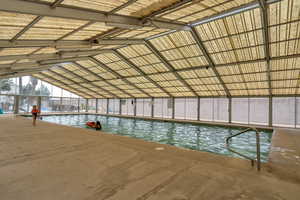 View of indoor pool