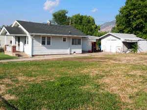 Garage is stable, carport needs to be rebuilt.