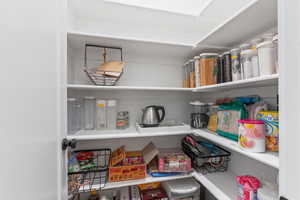 View of storage area