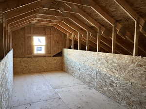 Storage Loft Above The Garage