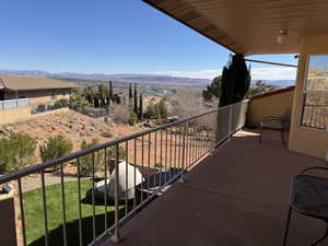 View from the balcony