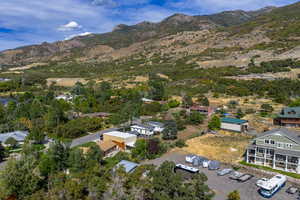 Bird's eye view of mountains