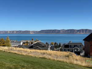 Water view with mountains