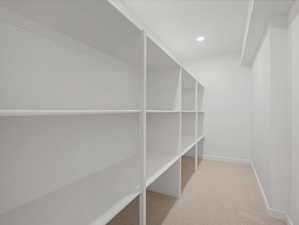 View of storage area