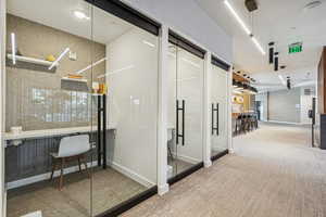 Hall with baseboards