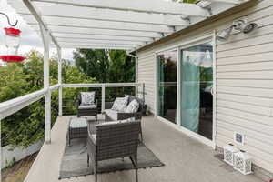 View of patio / terrace featuring an outdoor hangout area