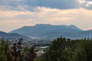 View of mountain background