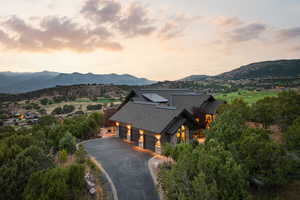 View of mountain backdrop