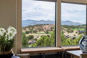 View of mountain backdrop