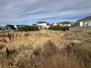 View of yard with a residential view