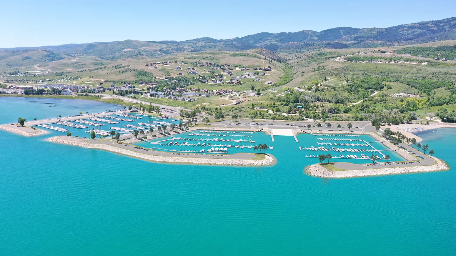 Bear Lake Marina expansion rendering located minutes away