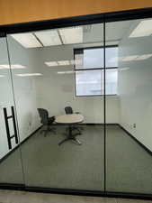 Unfurnished office with baseboards