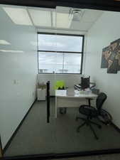 Office with healthy amount of natural light