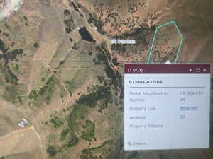 Map / location featuring property parcel outlined