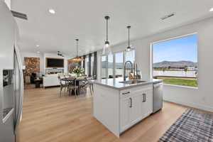 Kitchen into great room