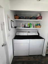 Laundry room off Master Bedroom
