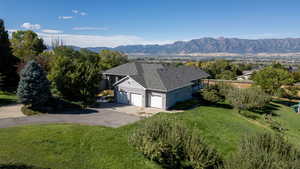 View of mountain background